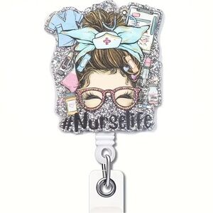 Nurse Life Badge Reel Holder